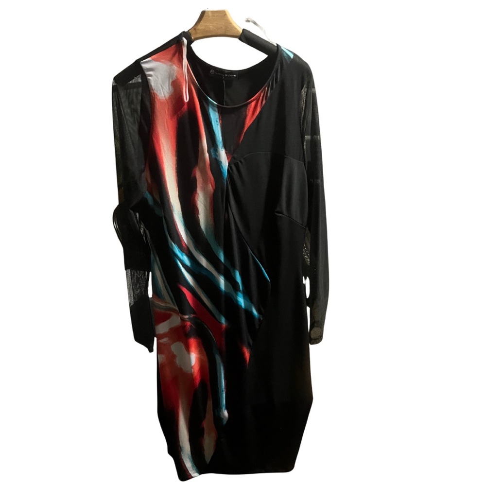 Multicolor Bodycon Women's Dress